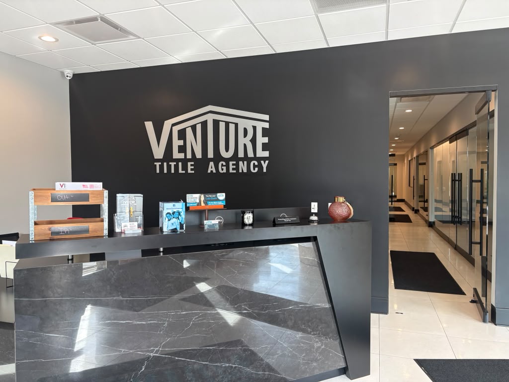 Venture Title Agency reception area